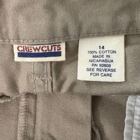 🦃 Crew Cuts Boys‎ Khaki Shorts Size 14 - Picture 6 of 6